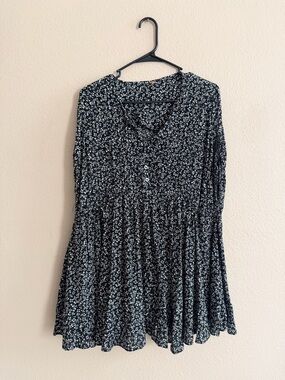 Free People Floral Side Tie Tunic